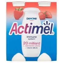Actimel jogurtový nápoj s vitamínmi jahoda 4 x 100 g