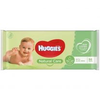 Huggies vlhčené obrúsky Natural Care 56ks