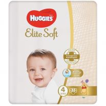 Huggies plienky Elite Soft 4 33 ks
