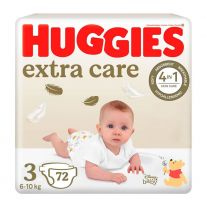 HUGGIEL plienky Extra Care 3 72 ks