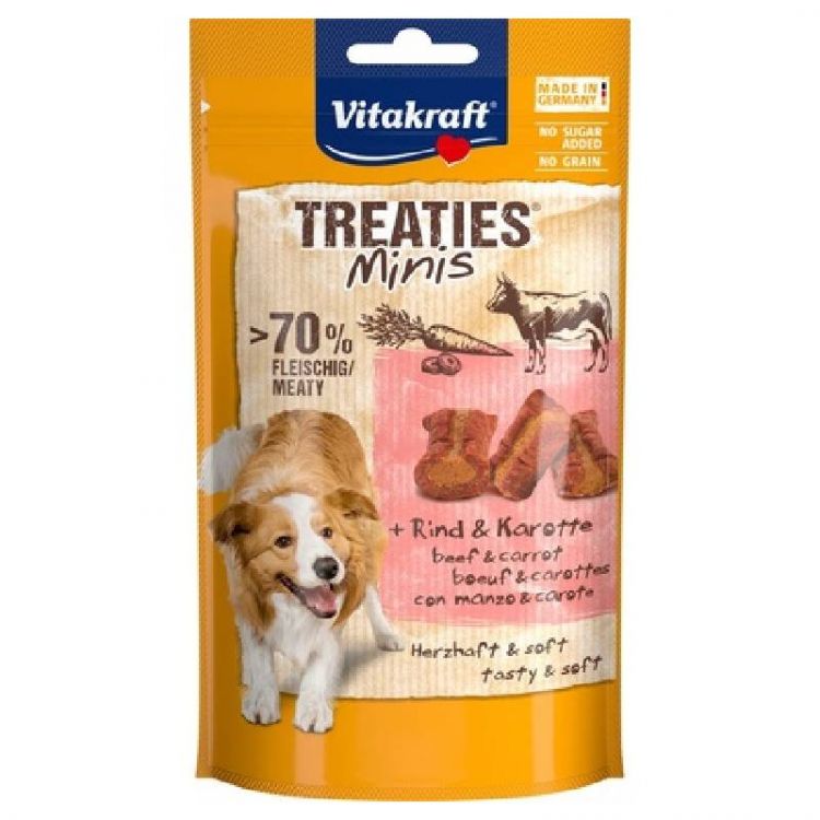 Vitakraft Treaties Minis hovädzie a mrkva 48 g