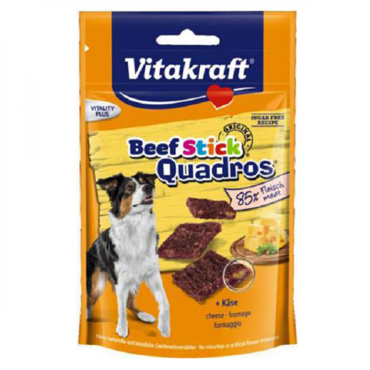 Vitakraft Beef Stick Quadros syr 70 g
