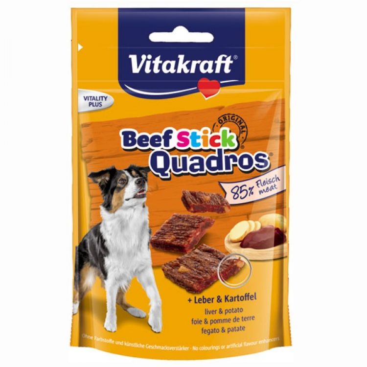 Vitakraft Beef Stick Quadros pečeň, zemiaky70 g