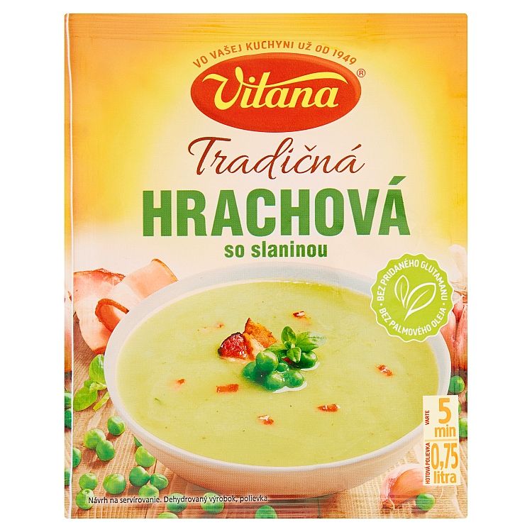 Vitana Tradičná hrachová polievka so slaninou 75g