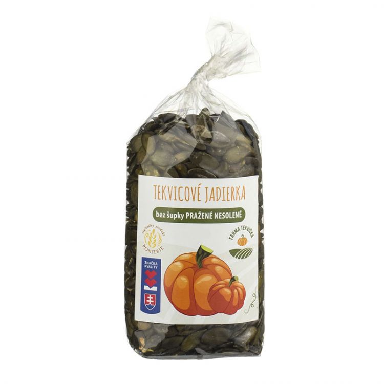 Farma Tekvička tekvicové jadierka bez šupky pražené nesolené 125g