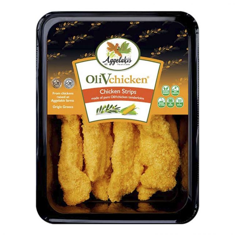 OliVchicken Obaľované kuracie kúsky ( stripsy ) 400g