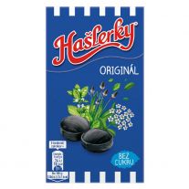 Hašlerky Originál cukríky s príchuťou bylín a mentolu v krabičke 35 g
