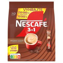 NESCAFÉ 3in1 Brown Sugar, instantná káva, 10 vrecúšok x 16,5 g (165 g)