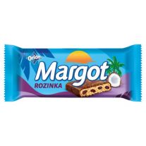 ORION MARGOT Hrozienka sójová tyčinka s kokosom a hrozienkami v kakaovej poleve 80 g