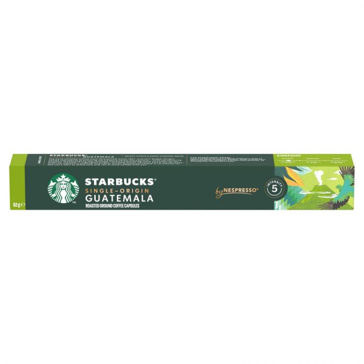 STARBUCKS  by Nespresso Single-Origin Guatemala, kávové kapsuly - 10 kapsúl v balení 52g