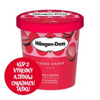 Häagen-Dazs Pint zmrz. Makrónky jahoda a malina 420ml 