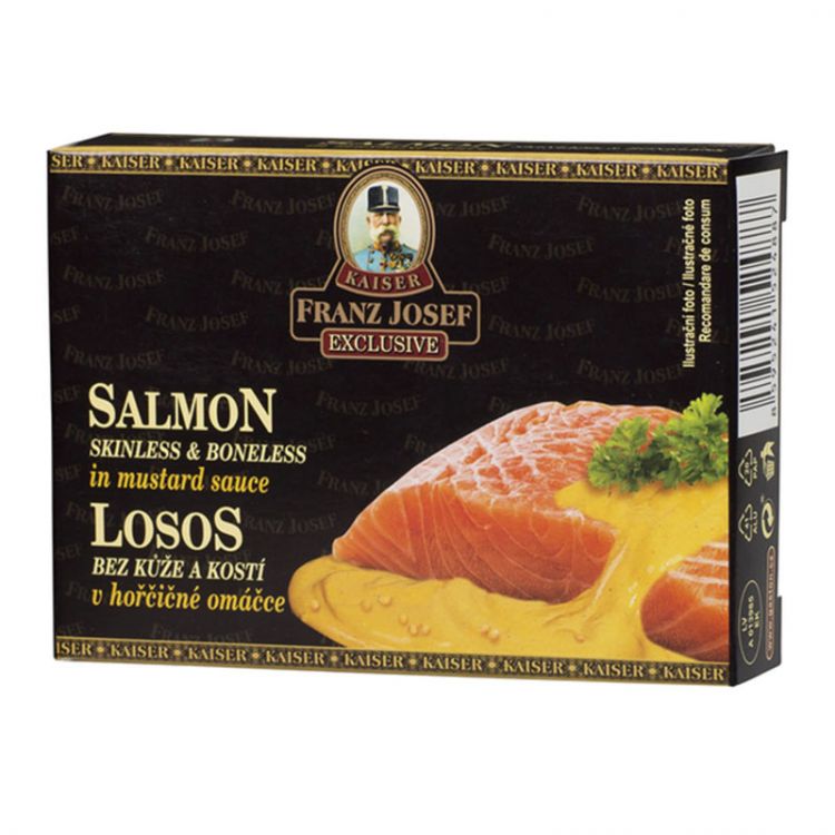 Franz Josef Filety Losos v horčicovej omáčke 110g