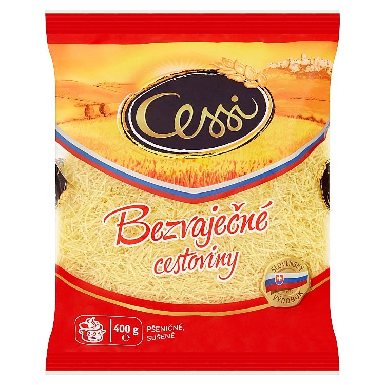 Cessi Bezvaječné cestoviny pšeničné, niťovky 400g - eDELIA.sk