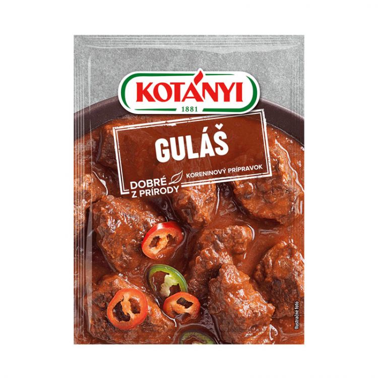 Kotányi koreninový prípravok na Guláš 26g