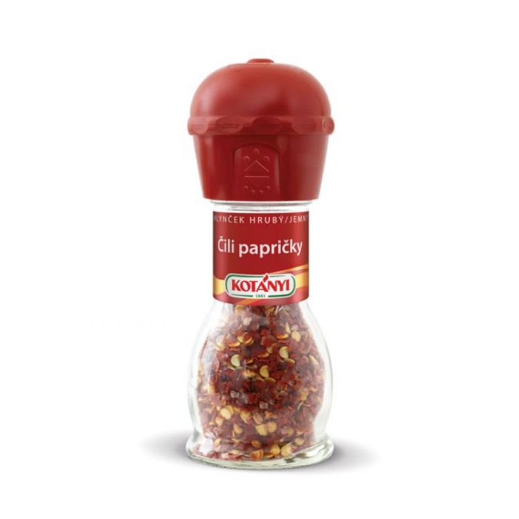 Kotányi Mlynček Čili papričky 35g