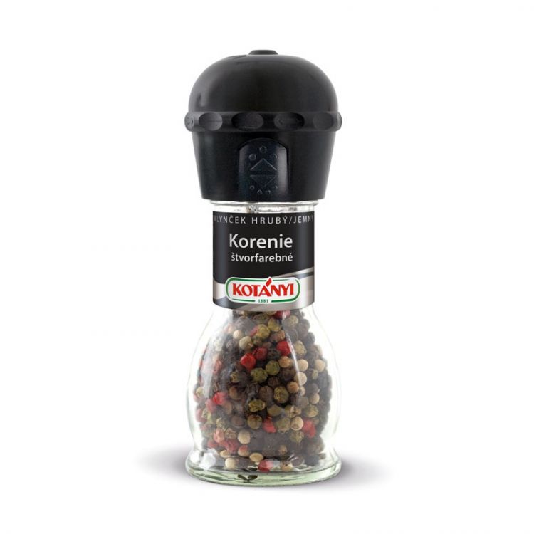 Kotányi Mlynček Korenie štvorfarebné 35g
