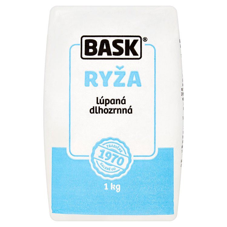 Bask ryža dlhozrnná lúpaná 1kg