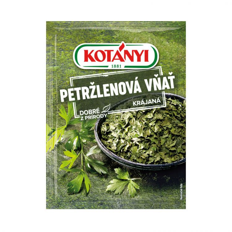 Kotányi Petržlenová vňať sušená krájaná 7g