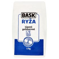 Bask ryža guľatozrnná lúpaná 1kg
