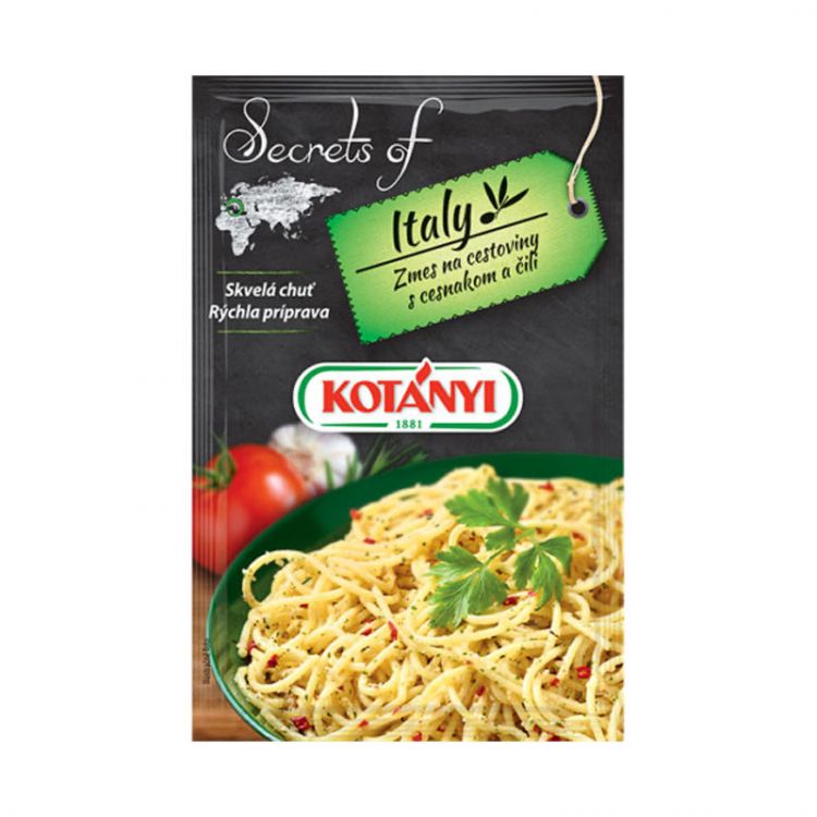 Kotányi Zmes na cestoviny s cesnakom a čili 20g