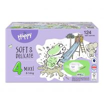 HAPPY detské plienky Pack Maxi 66x2/132 ks /