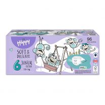 HAPPY detské plienky Pack Junior Extra 54x2/108 ks /