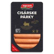 Mecom Cisárske párky 97% mäsa 200 g