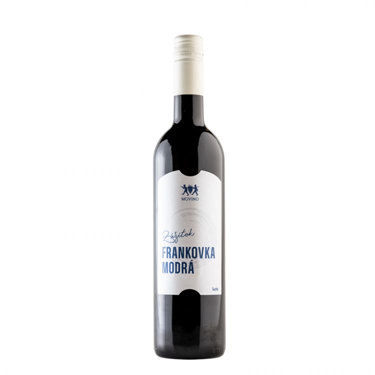 Movino Zážitok, Frankovka modrá, víno červené, suché 12,5% 0,75 l