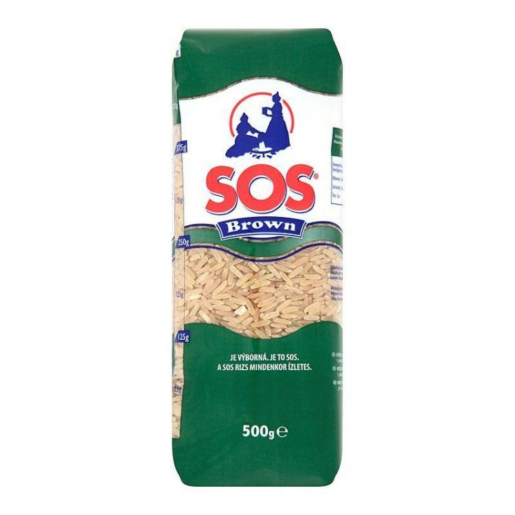 SOS Ryža Brown 500 g