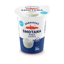MILSY Bánovecká Smotana kyslá 16 %, 200 g