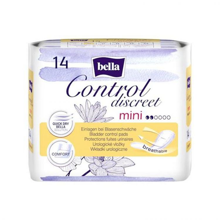 Bella Urologické vložky Control Discreet Mini 14 ks
