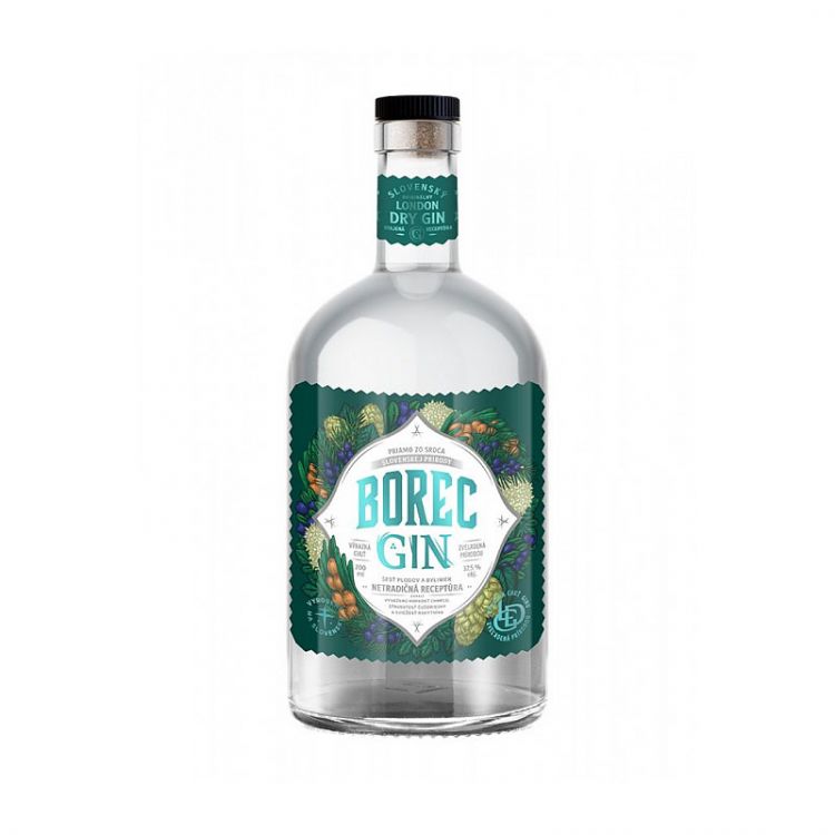 Borec London Dry Gin 37,5% 0,7 l