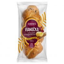 Dobrota Vianočka s maslom a hrozienkami 500g