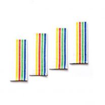 Benetton Sada 4ks Prestieranie 100% Bavlna Farebné 30x45cm Modrá Žltá Zelená Červená