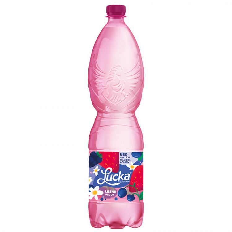 Lucka pramenitá voda Lesné plody 1,5 l