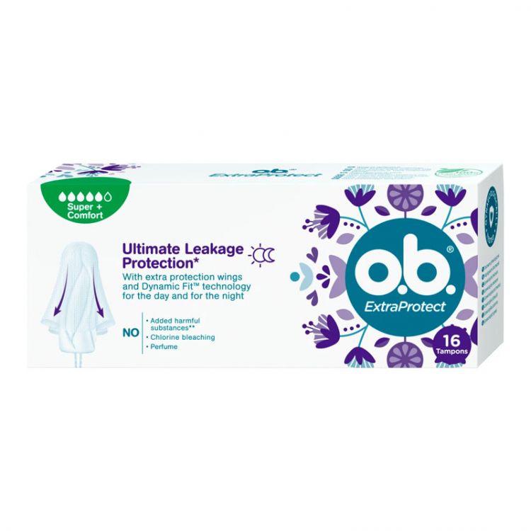 o.b. tampony ExtraProtect super plus 16 ks