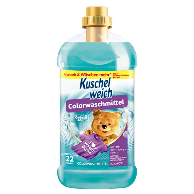 Kuschelweich Prací gél Frischetraum Čerstvý sen, 22 pracích dávok, 1,1 l