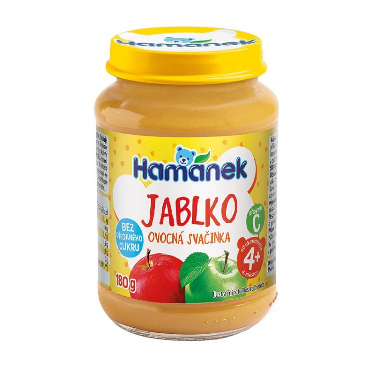 Hamánek Jablko bez pridaného cukru 180g