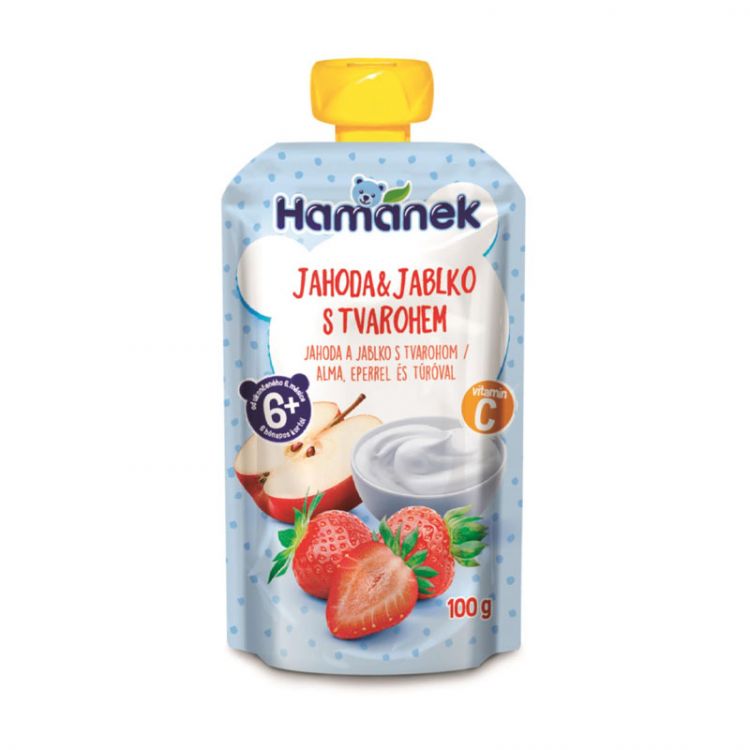 Hamánek Jahoda tvaroh 100g