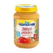 Hamánek Jablko, Marhuľa bez pridaného cukru 180g