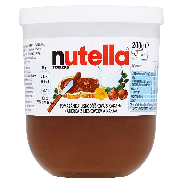 Ferrero Nutella Nátierka z lieskovcov a kakaa 200 g