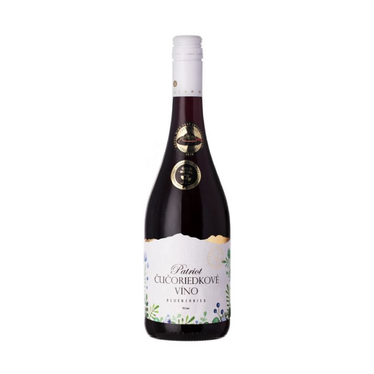 Miluron PATRIOT - Čučoriedkové víno 0,75 l
