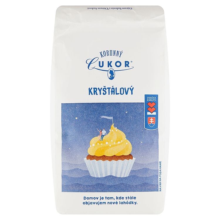 Korunný cukor kryštálový 1kg