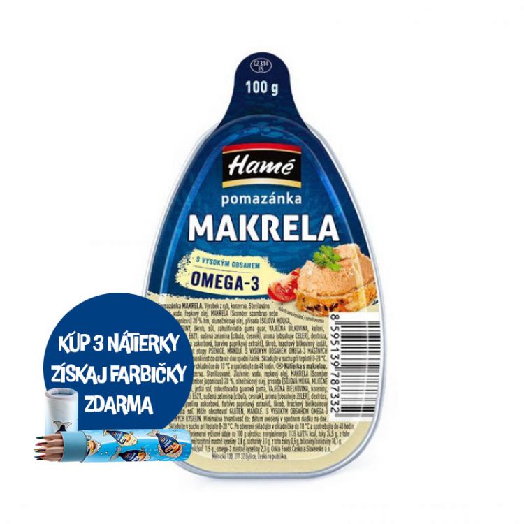 Hamé Nátierka Makrela 100g