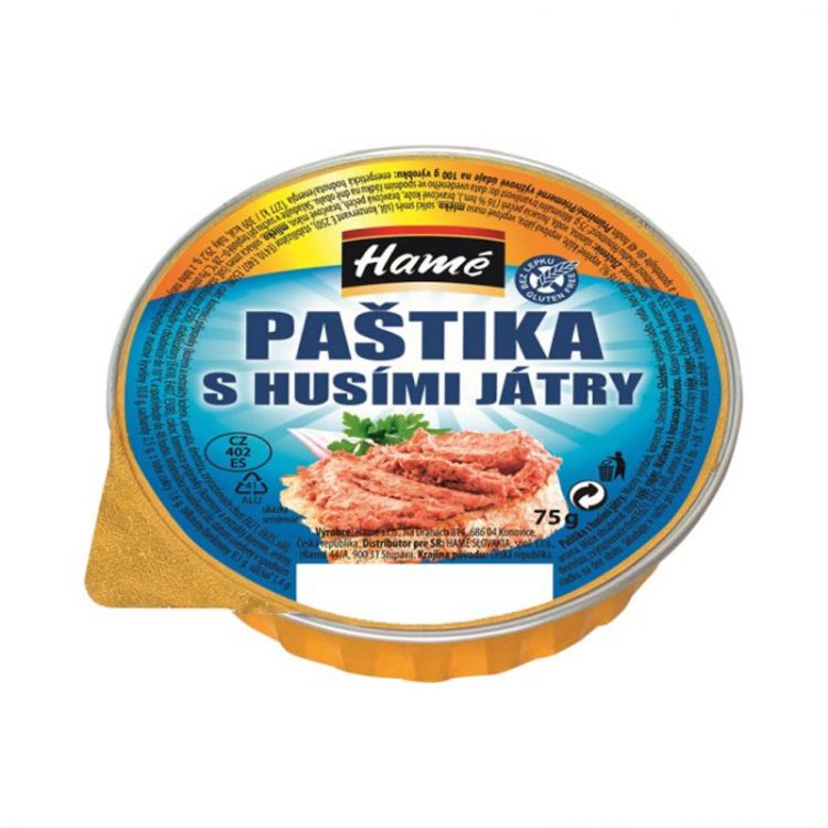 Hamé Paštéta s husacími pečienkami 75g