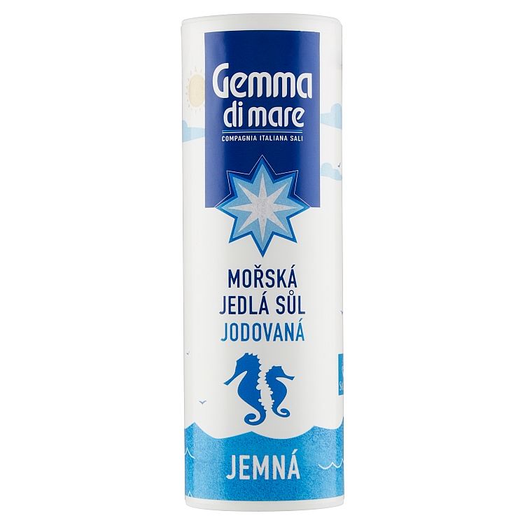 Gemma Di Mare Morská jedlá soľ jódovaná jemná 250g - eDELIA.sk