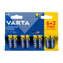 VARTA Longlife Power baterie 6+2 AA