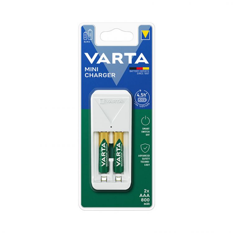 VARTA nabíječka Mini Charger + 2 AAA 800 mAh