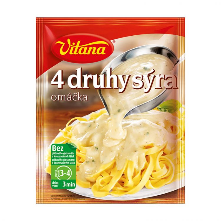 Vitana 4 druhy syra omáčka 46g
