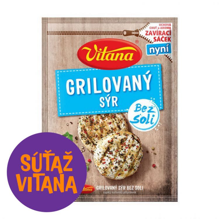 Vitana Grilovaný syr bez soli 18g